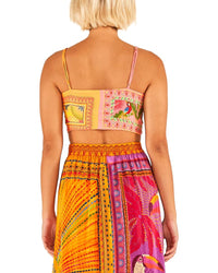 FARM Rio Farm Rio Mixed Scarves Top