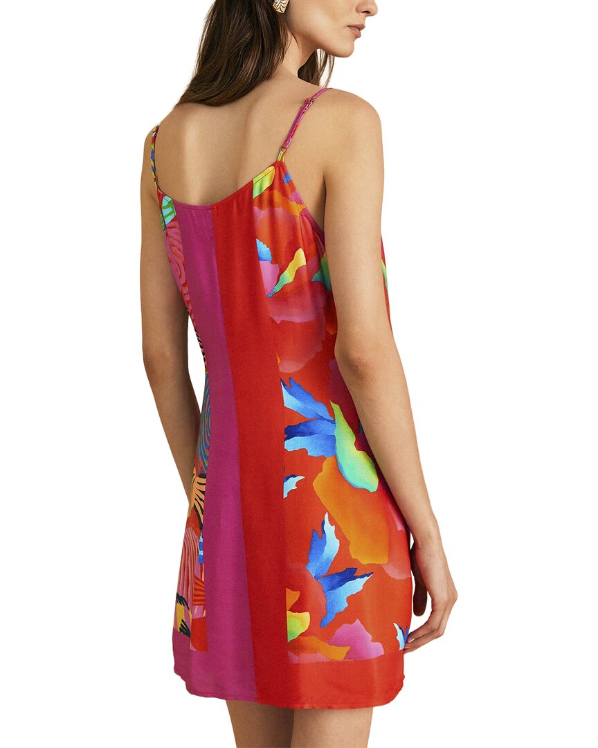 FARM Rio Farm Rio Mixed Ombre Chita Scarf Mini Dress