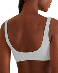 FARM Rio Farm Rio Off White Banana Matelassé Bikini Top