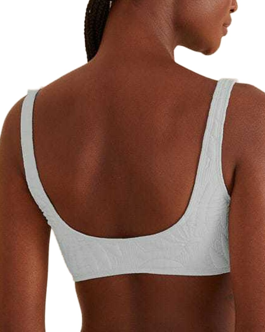 FARM Rio Farm Rio Off White Banana Matelassé Bikini Top
