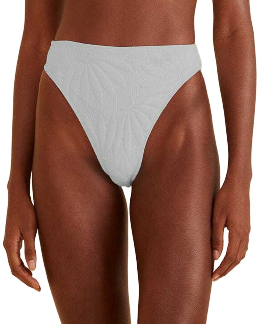 FARM Rio Farm Rio Off White Banana Matelassé Bikini Bottom