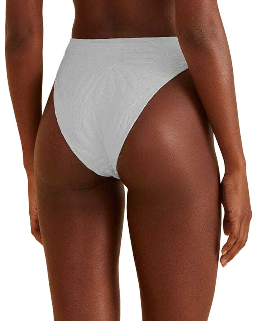 FARM Rio Farm Rio Off White Banana Matelassé Bikini Bottom