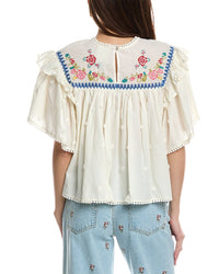 FARM Rio Farm Rio Embroidered Blouse