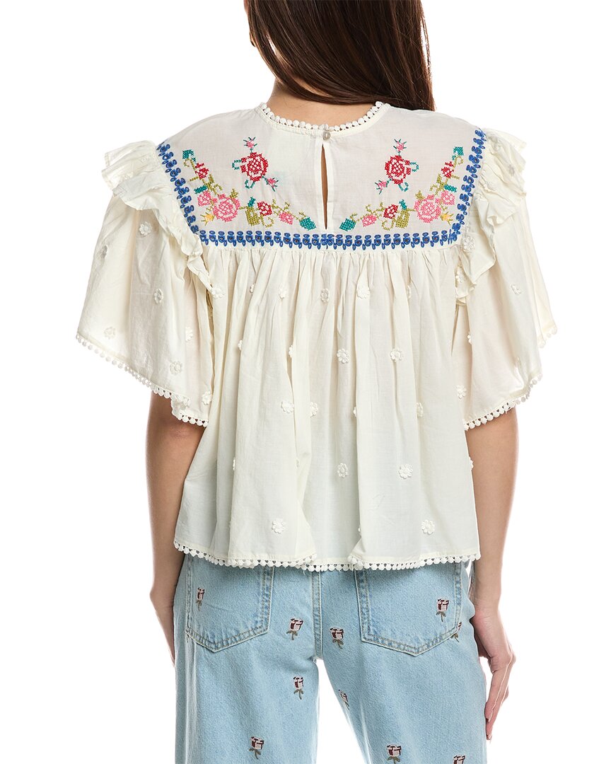 FARM Rio Farm Rio Embroidered Blouse