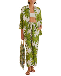 FARM Rio Farm Rio Linen Palm Fan Shirt
