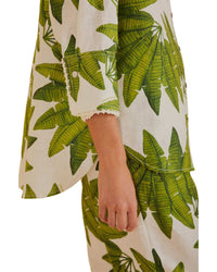 FARM Rio Farm Rio Linen Palm Fan Shirt