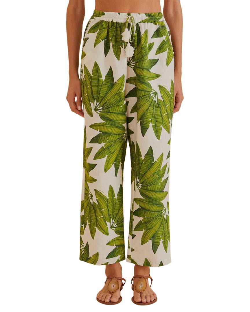 FARM Rio Farm Rio Linen Palm Fan Pants