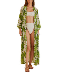 FARM Rio Farm Rio Palm Fan Long Dress