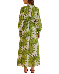 FARM Rio Farm Rio Palm Fan Long Dress