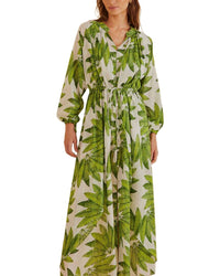 FARM Rio Farm Rio Palm Fan Long Dress