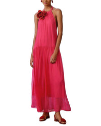 FARM Rio Farm Rio Pink Flower Maxi Dress