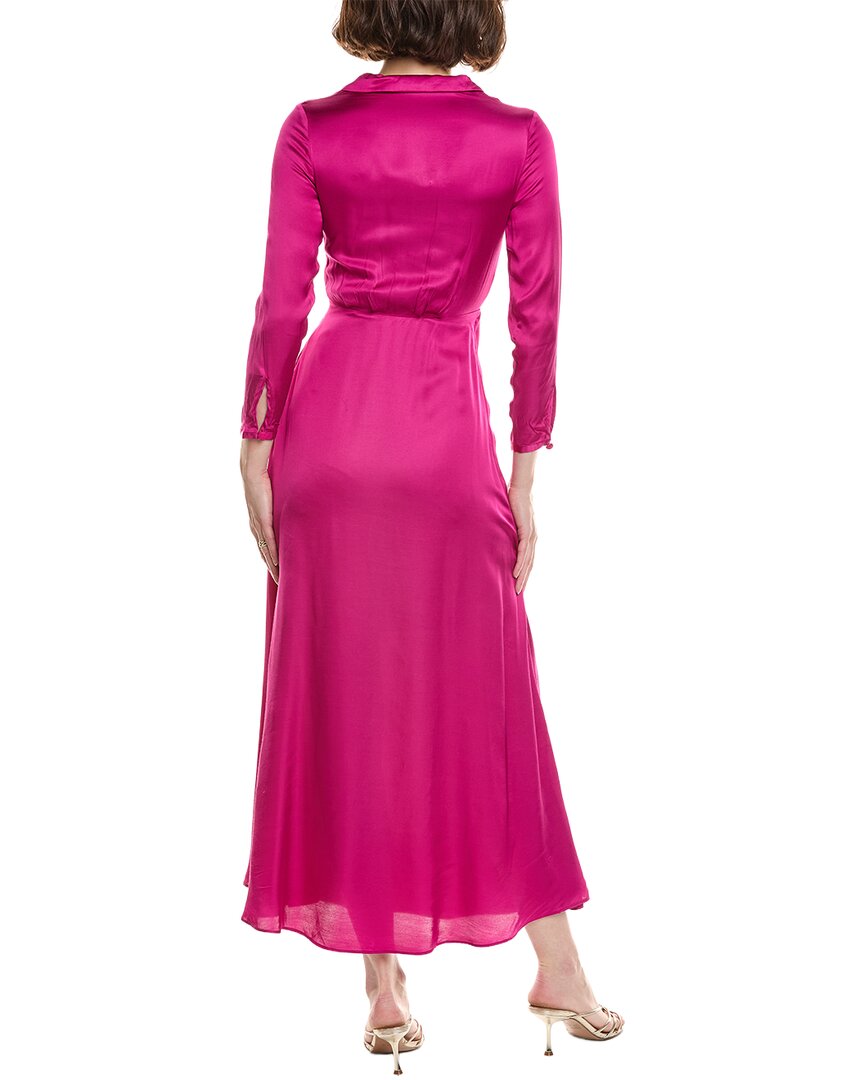 FARM Rio Farm Rio Pink Long Sleeved Maxi Dress