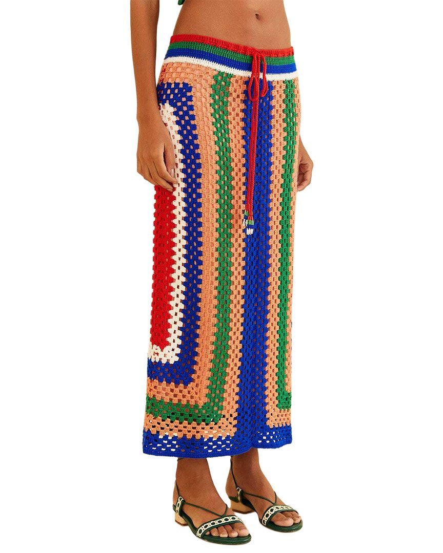 FARM Rio Farm Rio Pitta Crochet Skirt