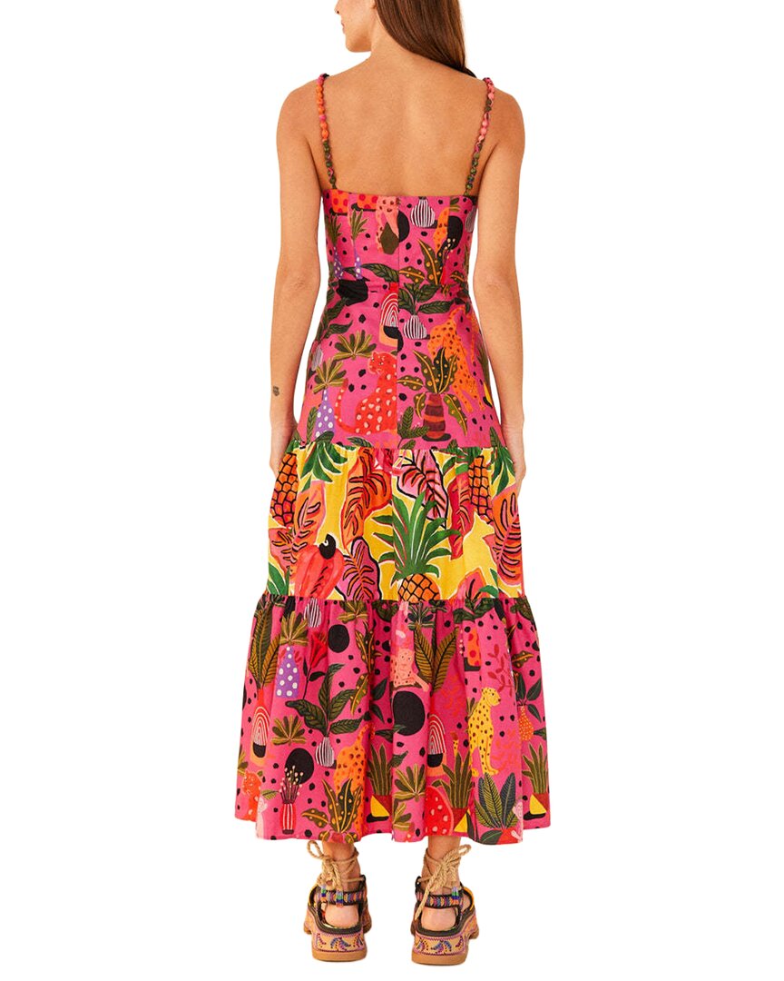 FARM Rio Farm Rio Pop Leopards Mixed Dress
