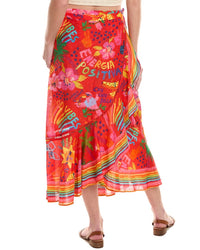 FARM Rio Farm Rio Good Vibes Wrap Skirt
