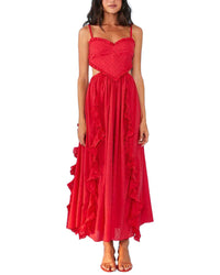 FARM Rio Farm Rio Red Heart Maxi Dress