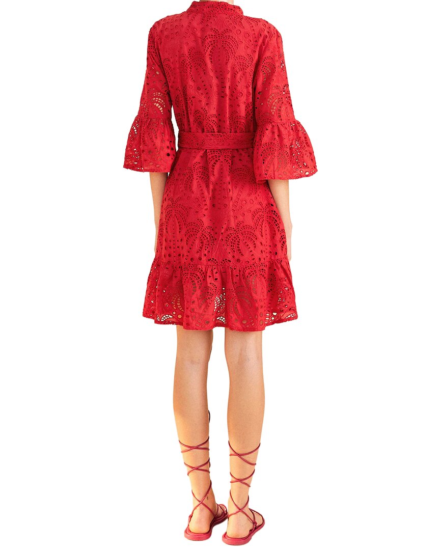 FARM Rio Farm Rio Red Palm Tree Mini Dress