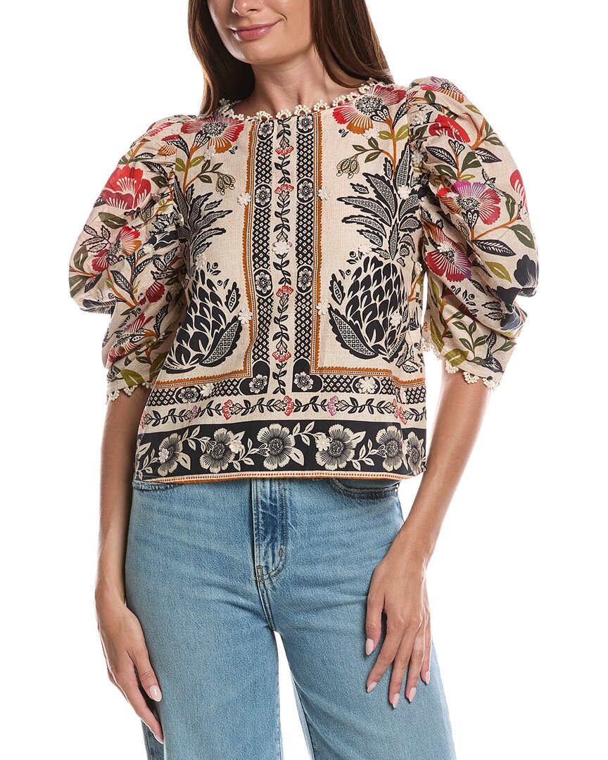 FARM Rio Farm Rio Romantic Garden Blouse