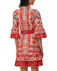FARM Rio Farm Rio Romantic Orchard Off-White Mini Dress