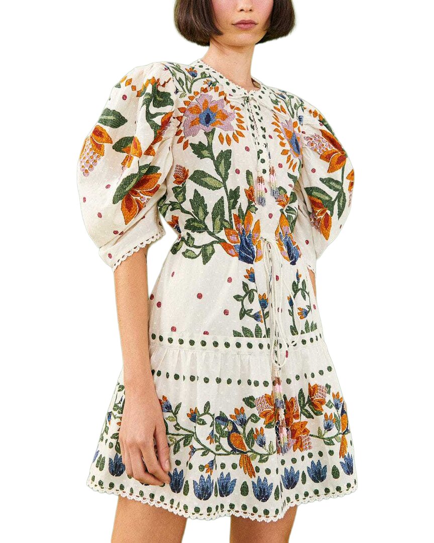 FARM Rio Farm Rio Summer Garden Mini Dress