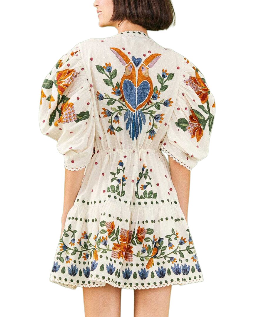 FARM Rio Farm Rio Summer Garden Mini Dress
