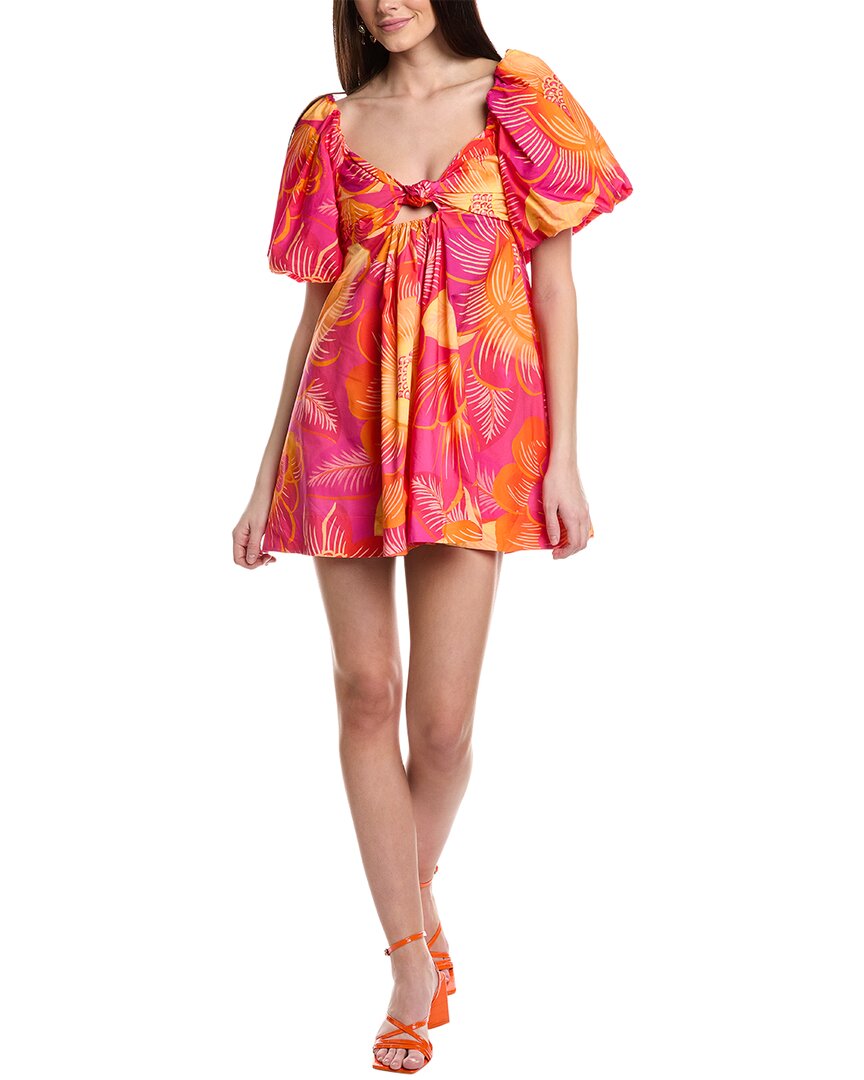 FARM Rio Farm Rio Summer Garden Ombre Mini Dress