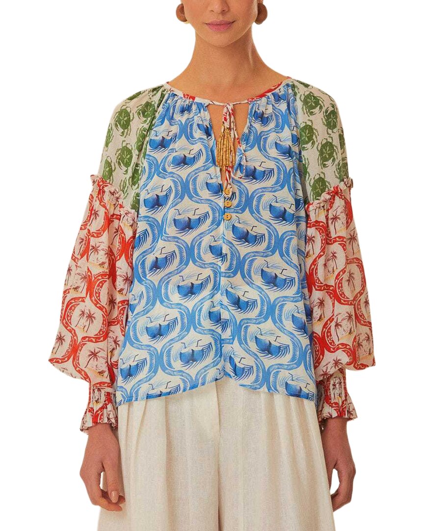 FARM Rio Farm Rio Summer Mix Multicolor Blouse
