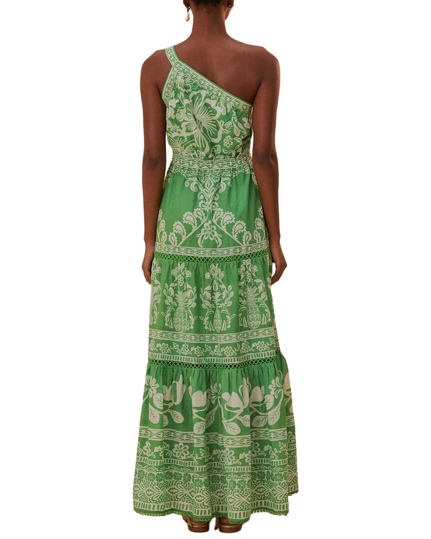 Farm Rio Sweet Garden Green Maxi Dress