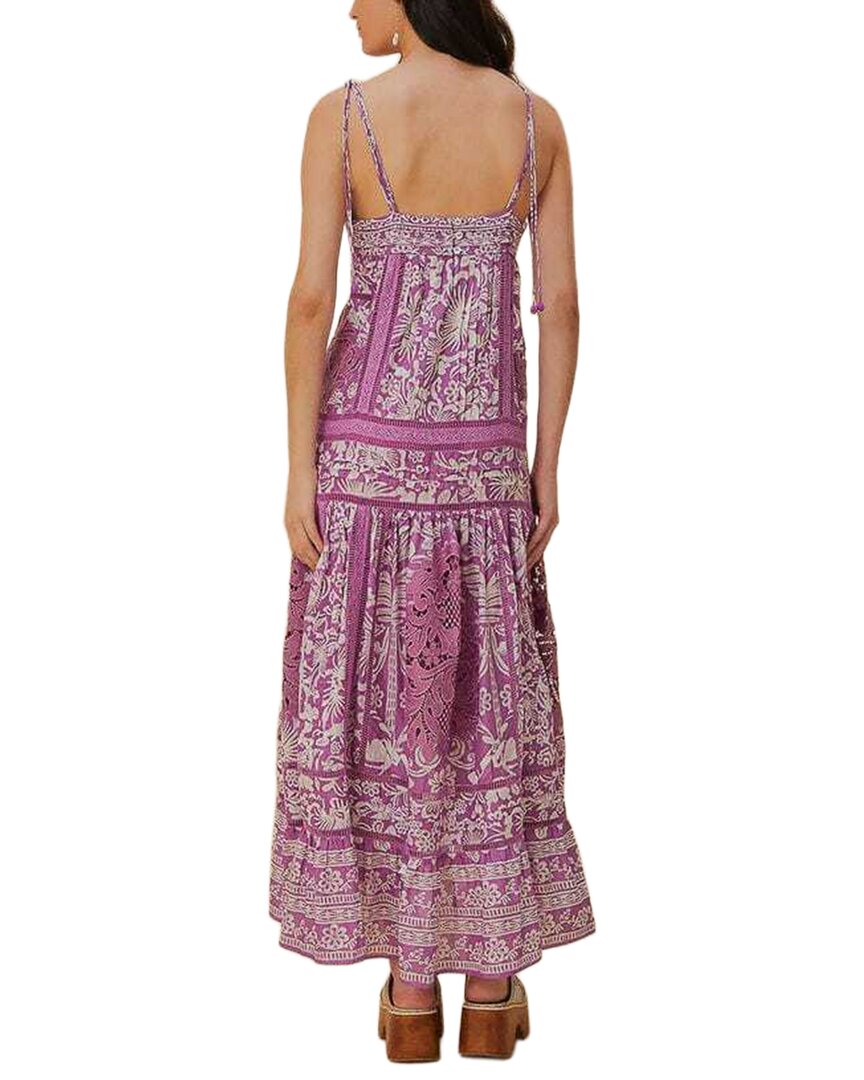 FARM Rio Farm Rio Sweet Garden Lilac Sleeveless Maxi Dress