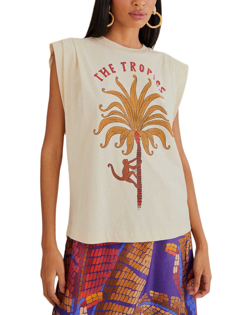 FARM Rio Farm Rio The Tropics Pleat Shirt