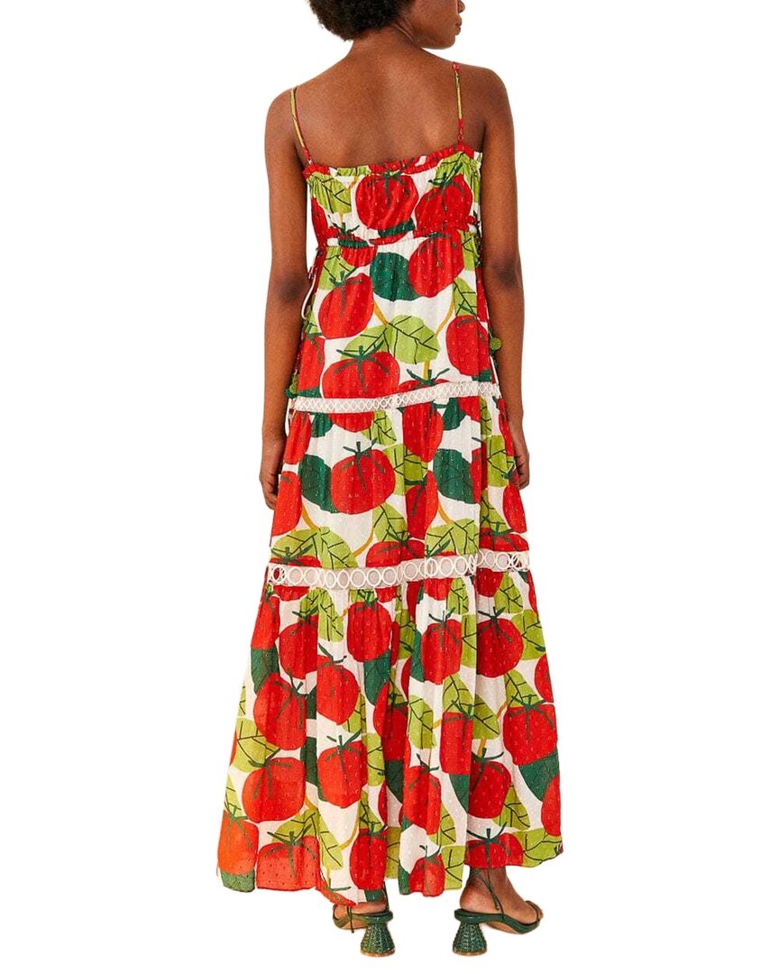 FARM Rio Farm Rio Tomato Midi Dress