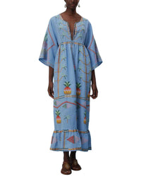 FARM Rio Farm Rio Embroidered Pineapple Cover-Up