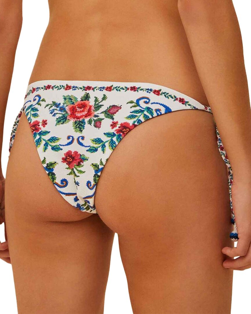 FARM Rio Farm Rio Flower Tapestry Tie Side Bikini Bottom
