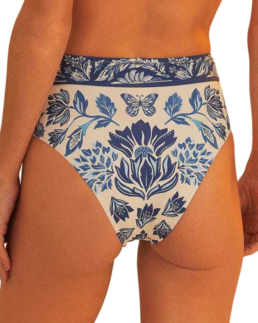FARM Rio Farm Rio Delicate Tapestry High Waist Bikini Bottom