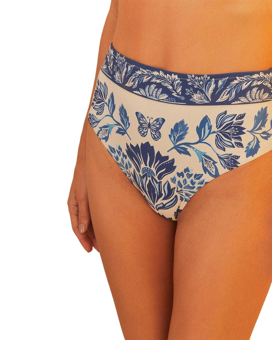 FARM Rio Farm Rio Delicate Tapestry High Waist Bikini Bottom