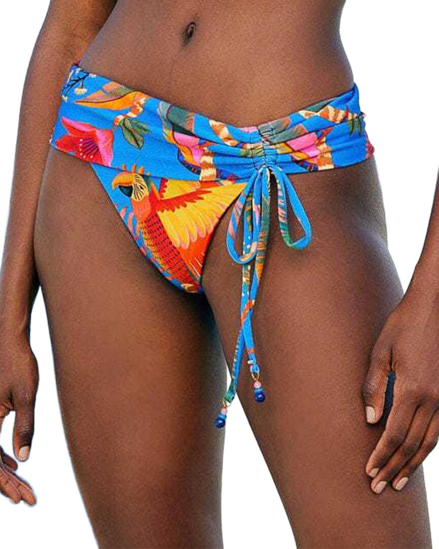 FARM Rio Farm Rio Macaw Party Crochet Bikini Bottom
