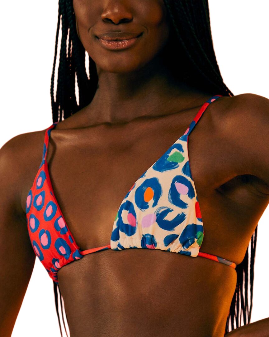 FARM Rio Farm Rio Leopard Pop Triangle Bikini Top