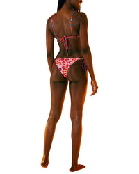 Farm Rio Leopard Pop Triangle Bikini Bottom