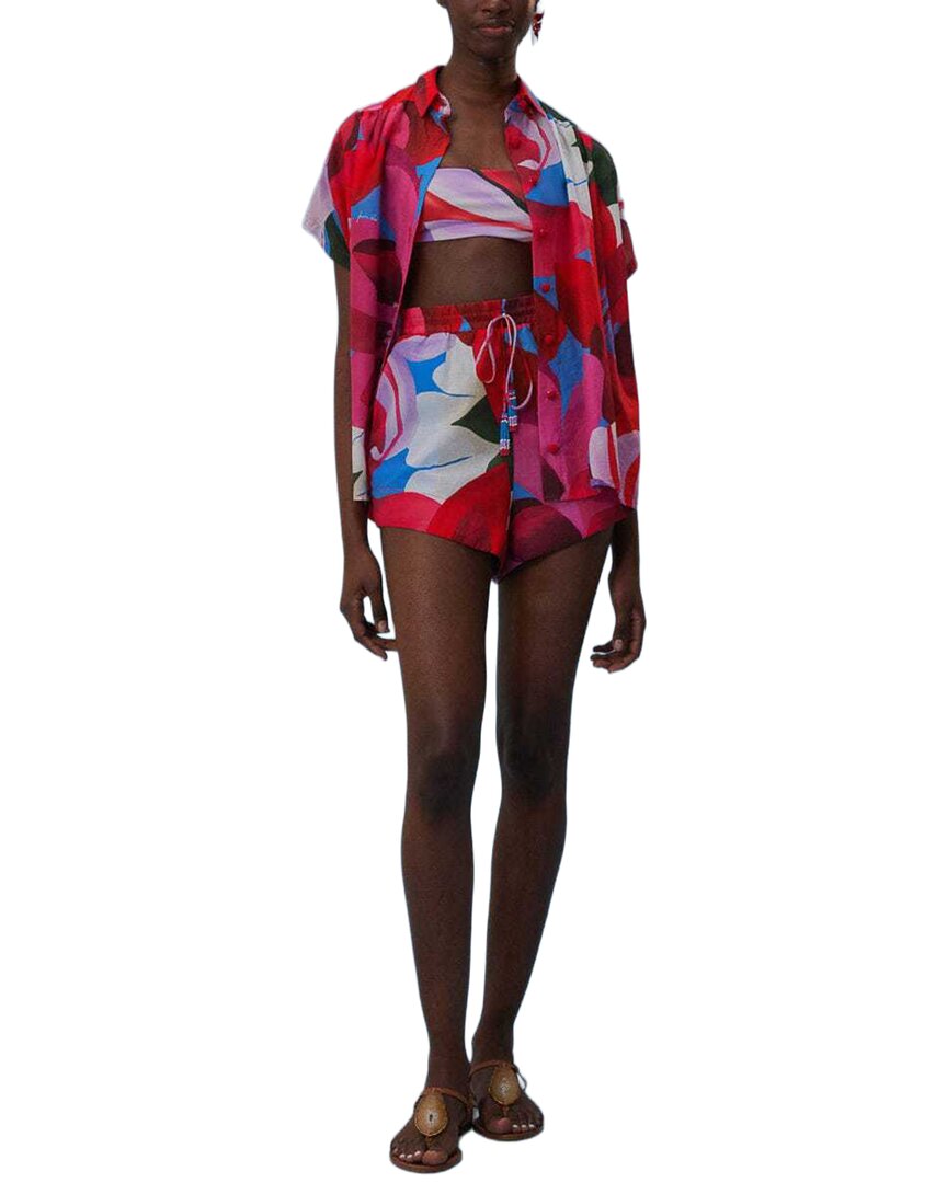 FARM Rio Farm Rio Watercolor Floral Shirt