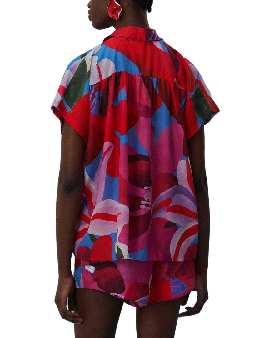 FARM Rio Farm Rio Watercolor Floral Shirt