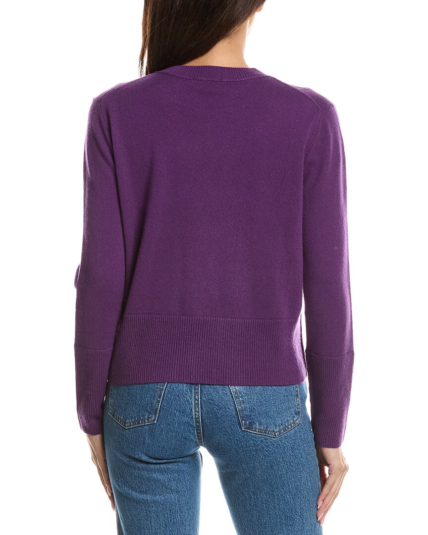 Forte Cashmere Forte Cashmere Exposed Seam Crewneck Cashmere Sweater