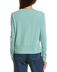 Forte Cashmere Forte Cashmere Exposed Seam Crewneck Cashmere Sweater