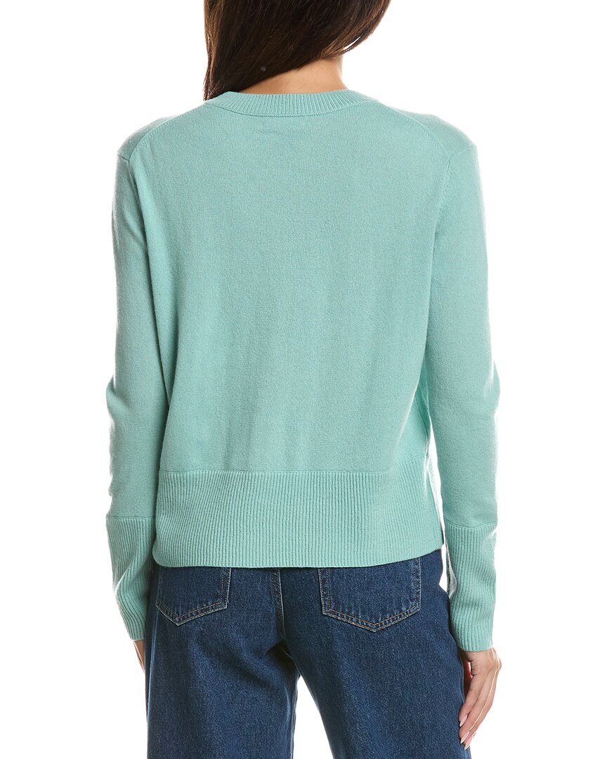 Forte Cashmere Forte Cashmere Exposed Seam Crewneck Cashmere Sweater