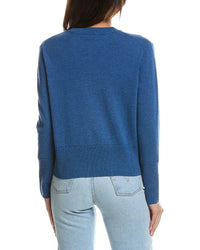 Forte Cashmere Forte Cashmere Exposed Seam Crewneck Cashmere Sweater