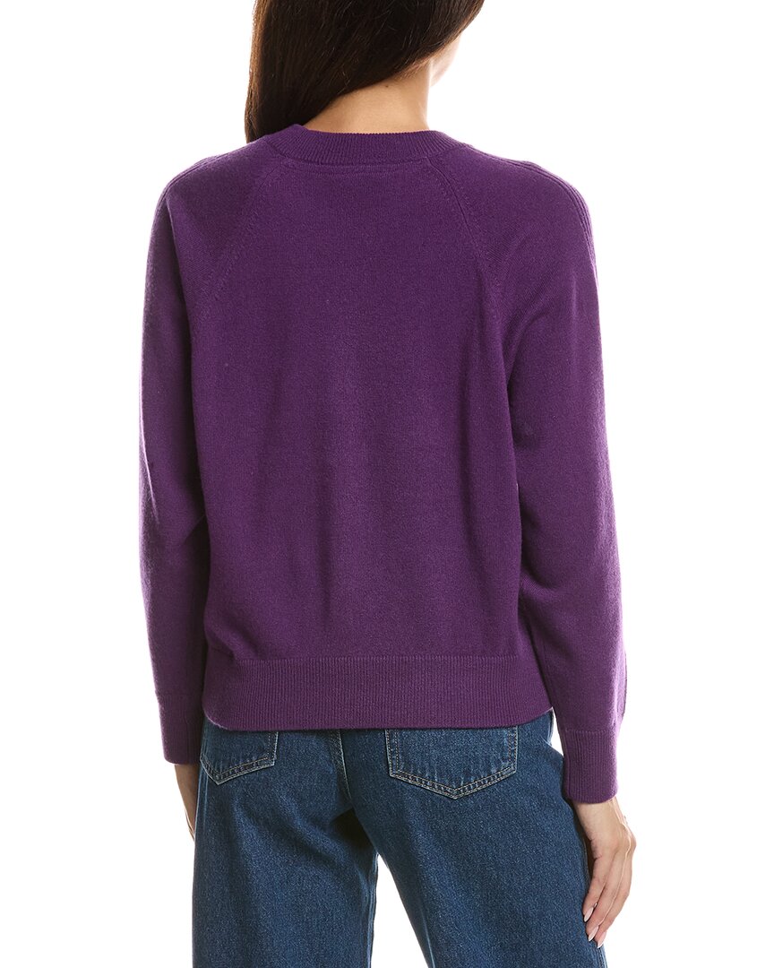 Forte Cashmere Forte Cashmere Rib Trim Cashmere Sweatshirt