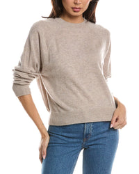 Forte Cashmere Forte Cashmere Rib Trim Cashmere Sweatshirt