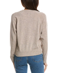 Forte Cashmere Forte Cashmere Rib Trim Cashmere Sweatshirt
