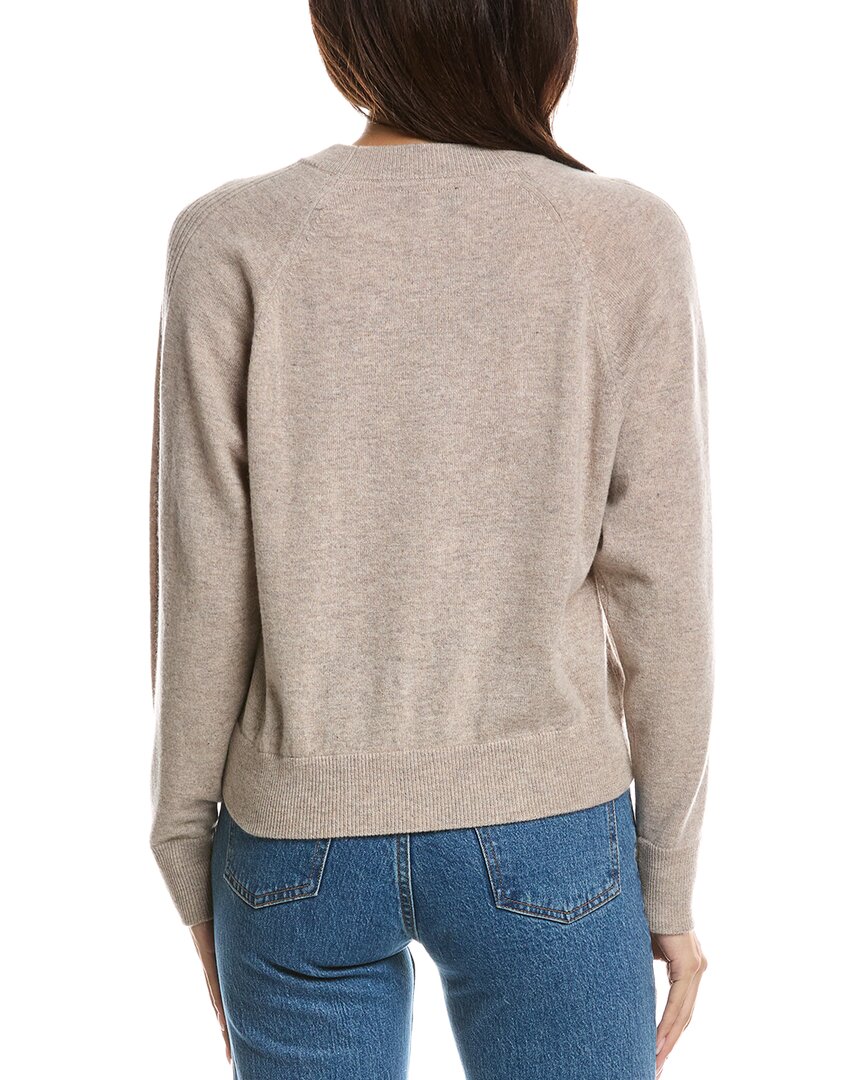 Forte Cashmere Forte Cashmere Rib Trim Cashmere Sweatshirt