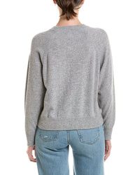 Forte Cashmere Forte Cashmere Rib Trim Cashmere Sweatshirt