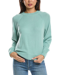 Forte Cashmere Forte Cashmere Rib Trim Cashmere Sweatshirt